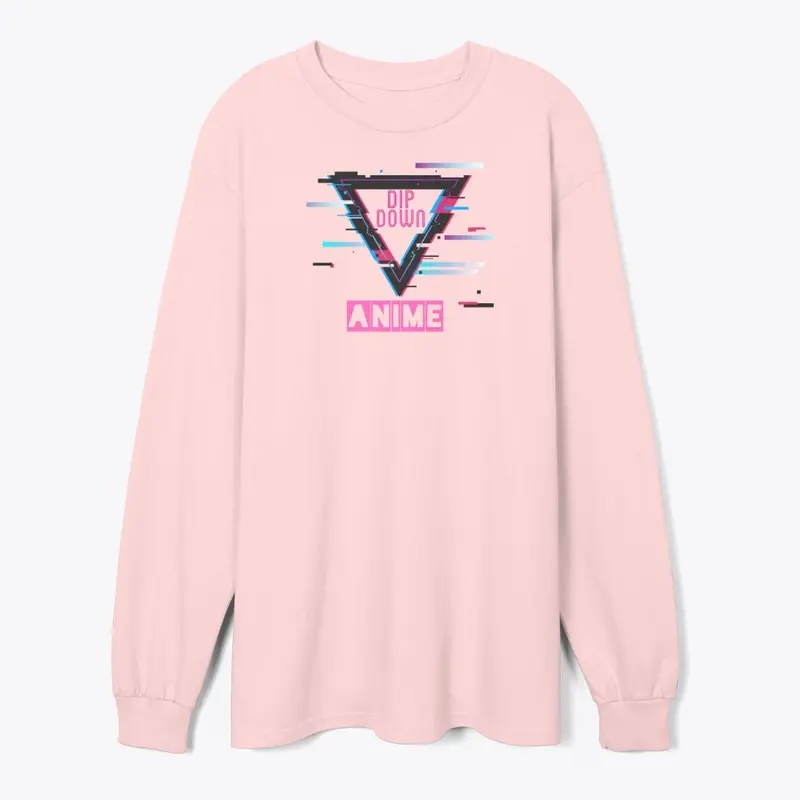 Dip Down Anime Logo Long Sleeve