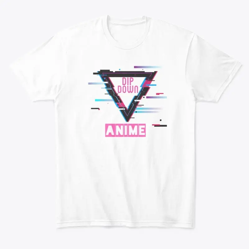 Dip Down Anime Logo T Shirt