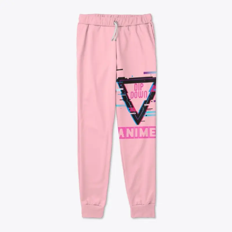 Dip Down Anime Logo Joggers